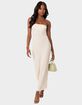 EDIKTED Lynn Ribbed Maxi Dress image number 1