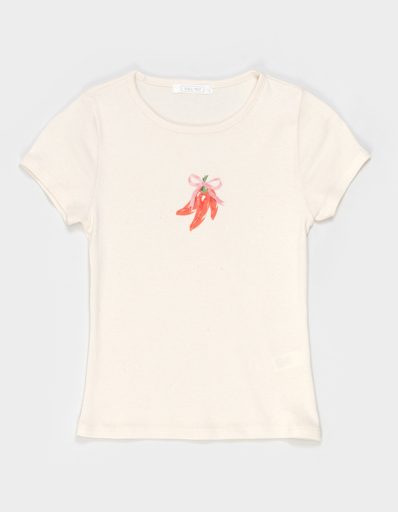 FULL TILT Chili Pepper Girls Baby Tee image number 1