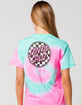 SANTA CRUZ Cloud Check Tie Dye Womens Tee image number 1