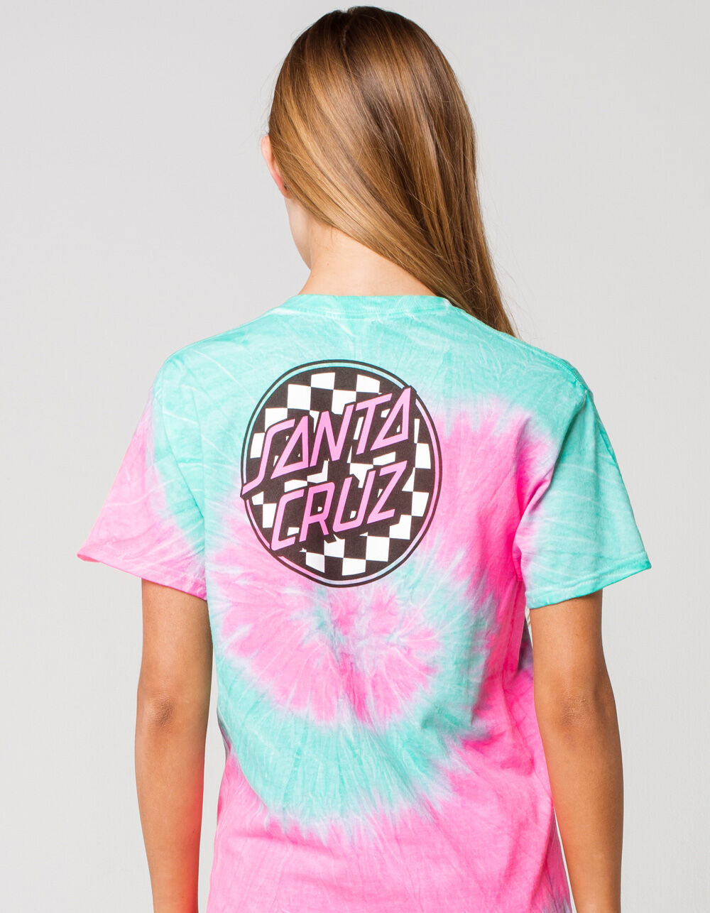 SANTA CRUZ Cloud Check Tie Dye Womens 