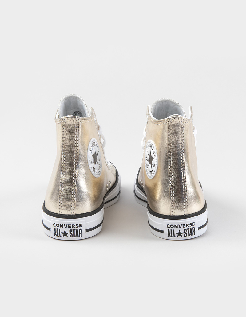 CONVERSE Chuck Taylor All Star Metallic Womens High Top Shoes image number 3