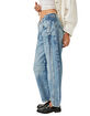 FREE PEOPLE Good Luck Mid Rise Barrel Womens Jeans image number 6