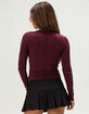 RSQ Womens Texture Long Sleeve Top image number 4