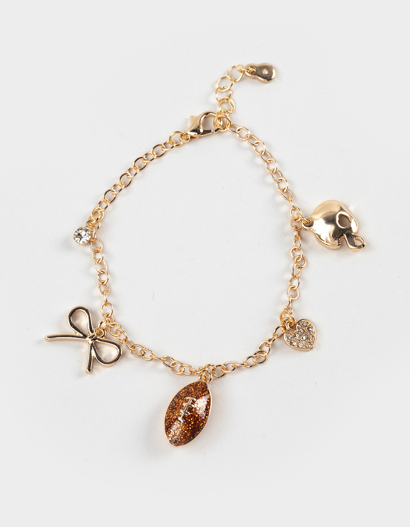 FULL TILT Football Charm Bracelet image number 0