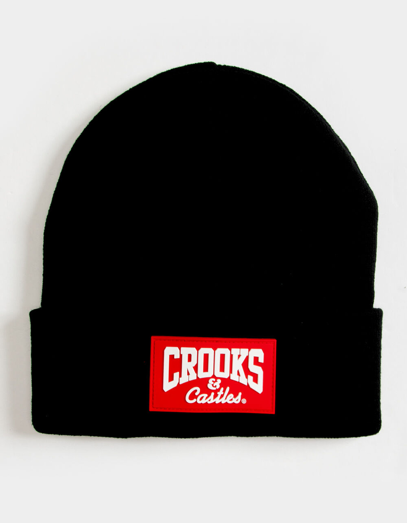 CROOKS & CASTLES Core Logo Box Beanie image number 0