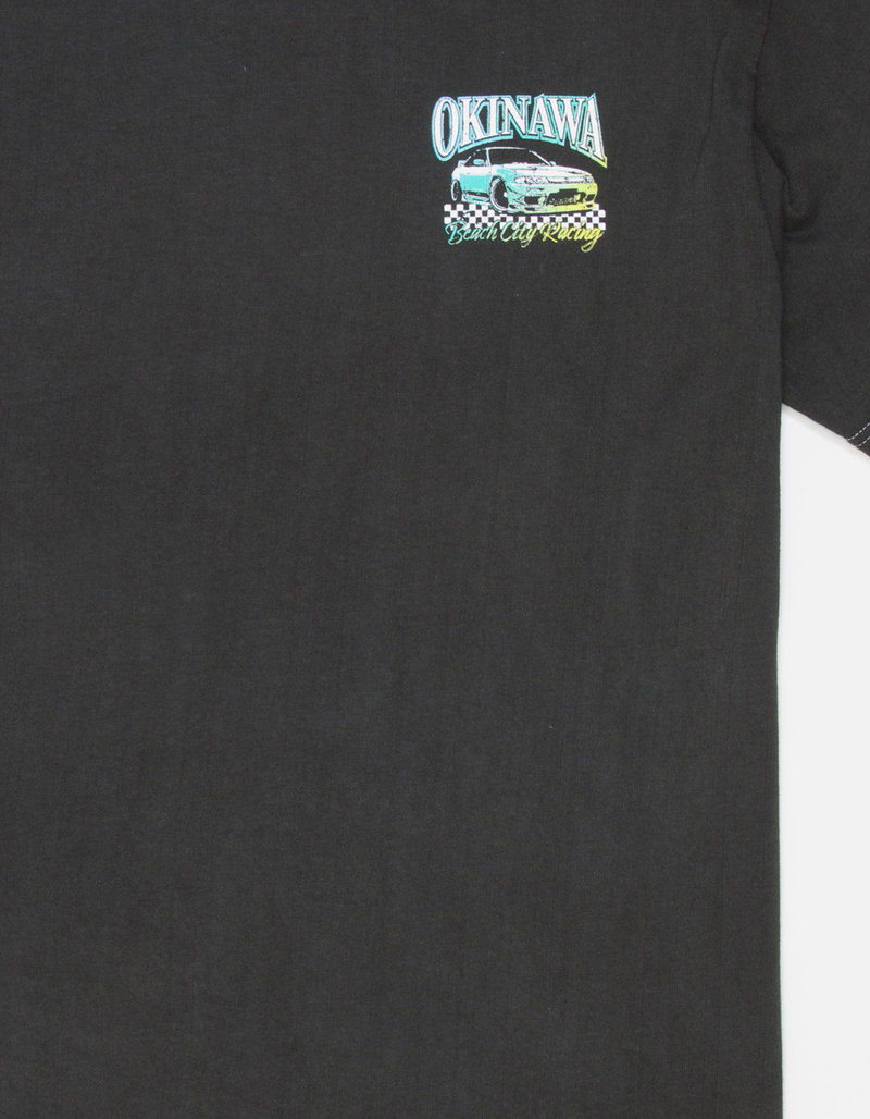 PLEASANT GETAWAY Okinawa Racing Mens Tee image number 3