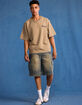 RSQ Mens Baggy Cargo Jorts image number 1