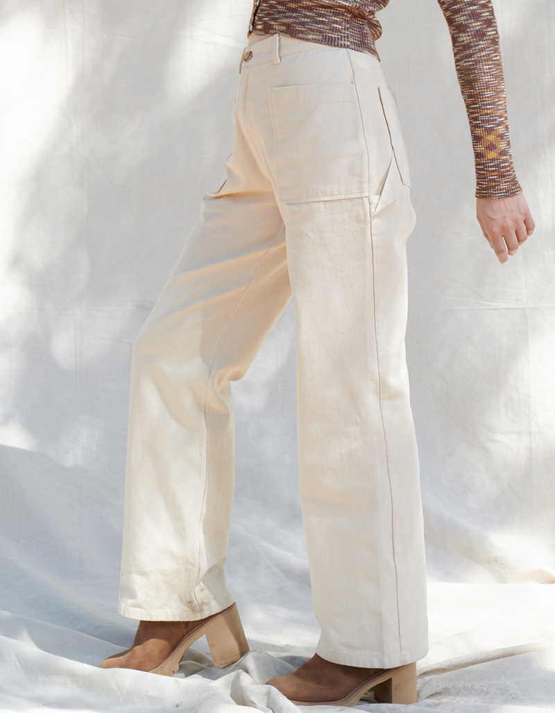 WEST OF MELROSE Womens Utility Wide Leg Pants image number 3