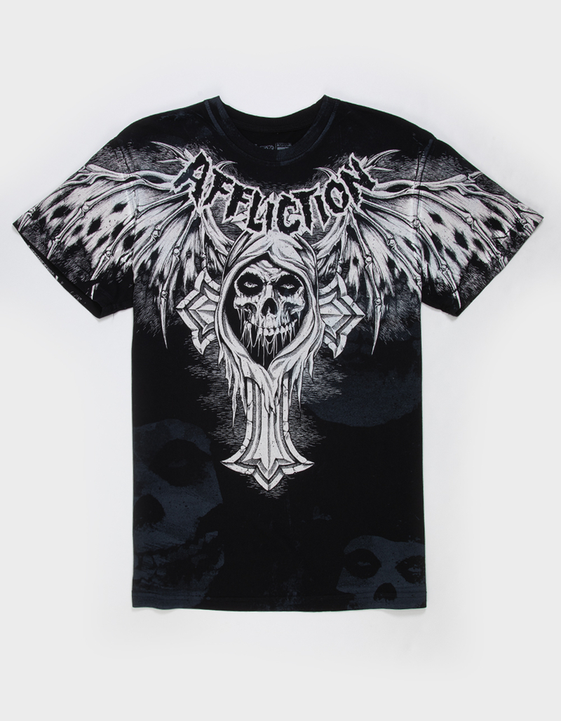 AFFLICTION x Misfits Bat Mens Tee image number 0