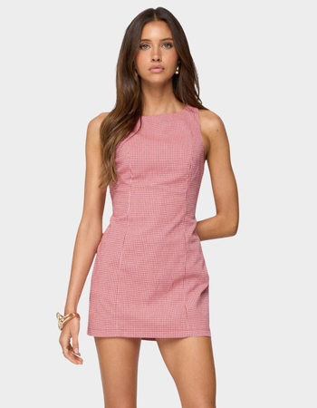EDIKTED Macee Gingham Romper Primary Image