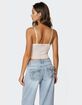 EDIKTED Posey Sheer Tank Top image number 4