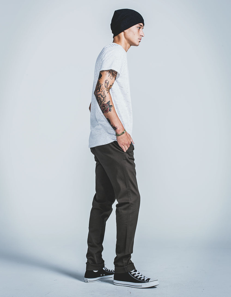 RSQ Seattle Mens Skinny Tapered Chino Pants image number 3
