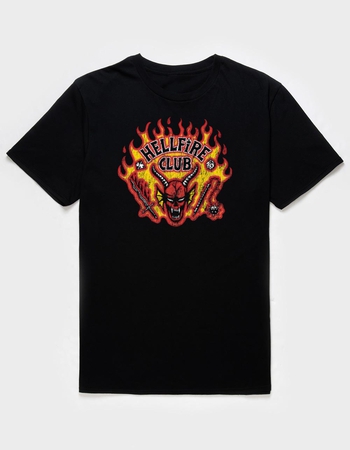 STRANGER THINGS Hellfire Club Scratch Unisex Tee Primary Image