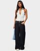 EDIKTED Karah Belt Low Rise Jeans image number 5