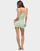 EDIKTED Silvie Striped Knit Mini Dress image number 3
