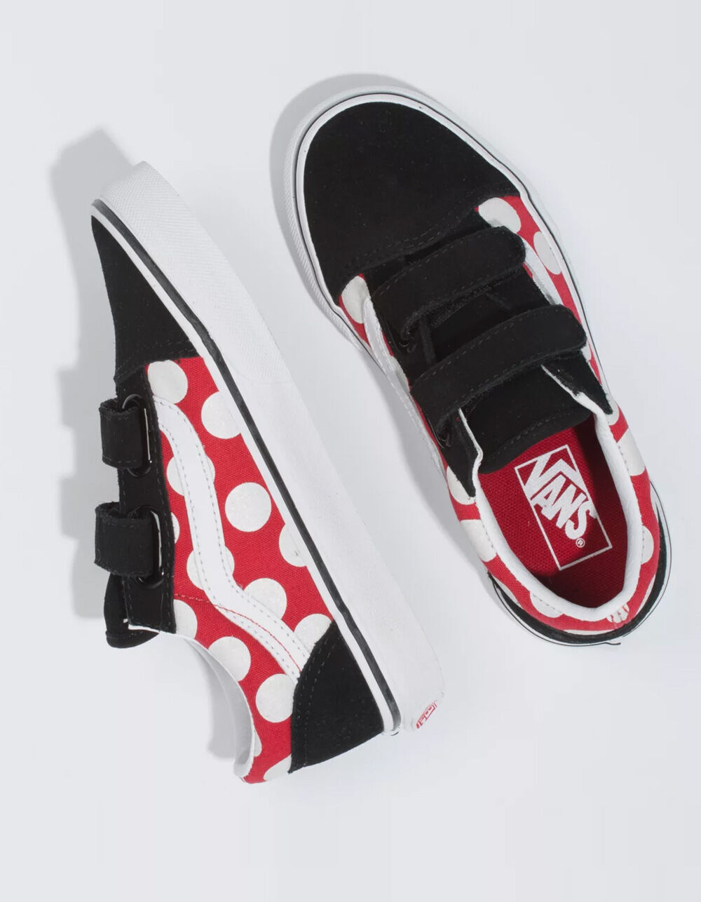 vans red polka dot