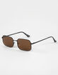 RSQ Rectangle Metal Sunglasses image number 1