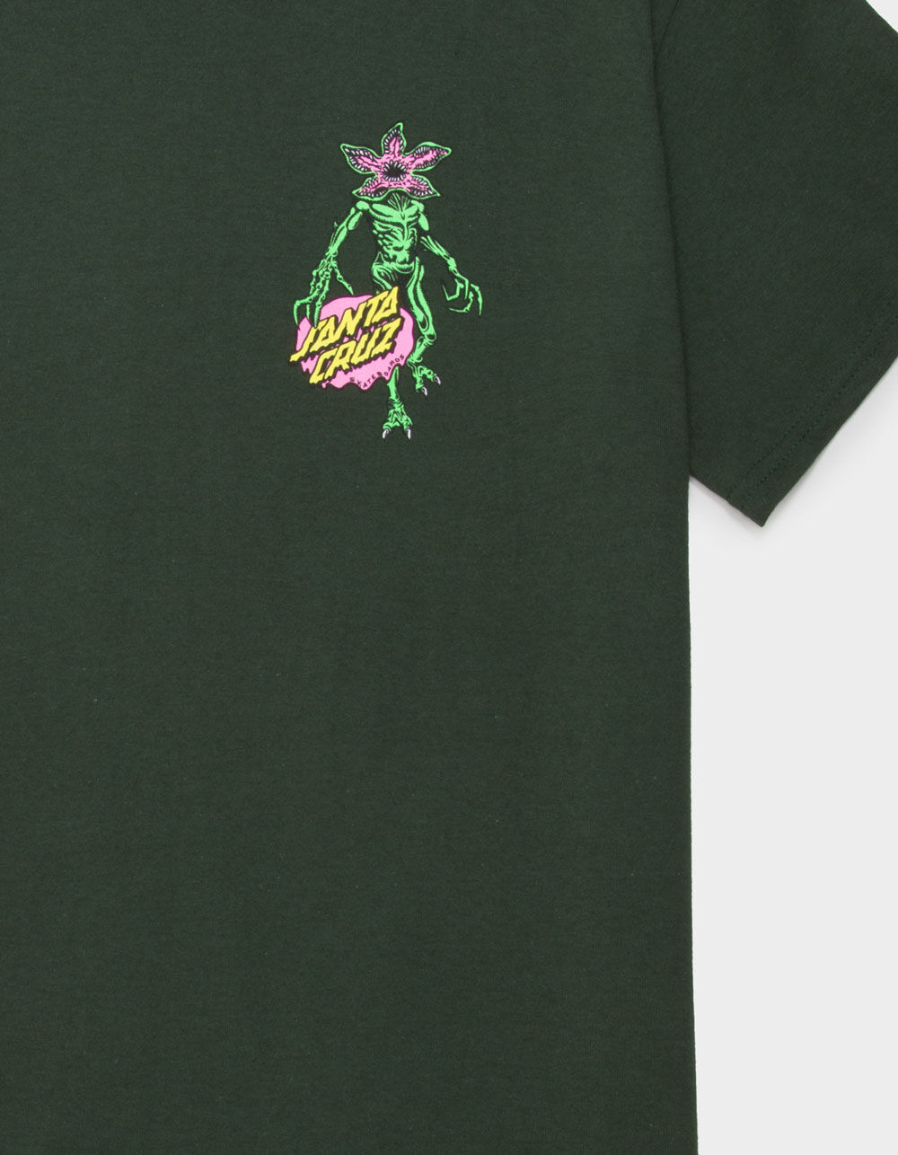SANTA CRUZ x Stranger Things Demogorgon Mens Tee - FOREST - XXL