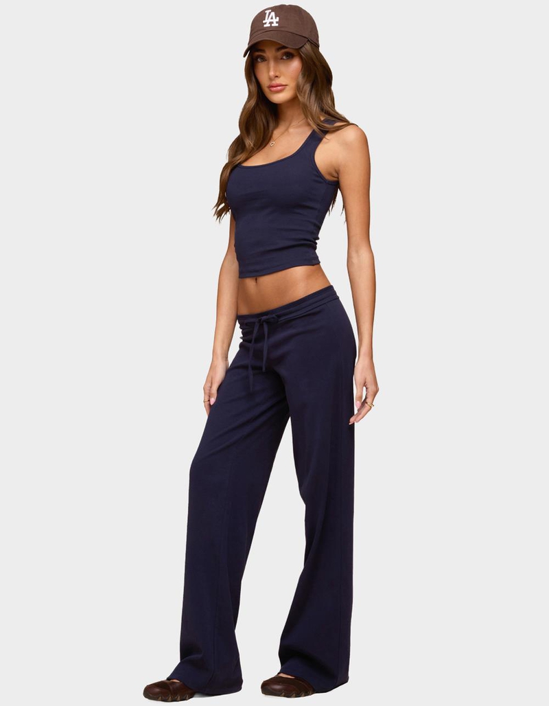 EDIKTED Linda Ribbed Scoop Neck Tank Top image number 3