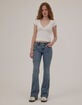 RSQ Womens Low Rise Bootcut Jeans image number 5