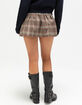IETS FRANS Heritage Check Kilt Womens Mini Skirt image number 4