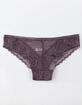FULL TILT Flower Lace Purple Bikini Panties image number 2