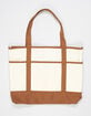 RSQ x Peanuts Fall Leaves Canvas Tote Bag image number 8