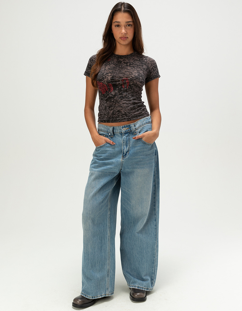 AFFLICTION Roses Womens Tee image number 1