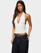 EDIKTED Larissa Scrunch Halter Top image number 1