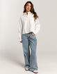 RSQ Womens Denim Crop Shirt image number 3