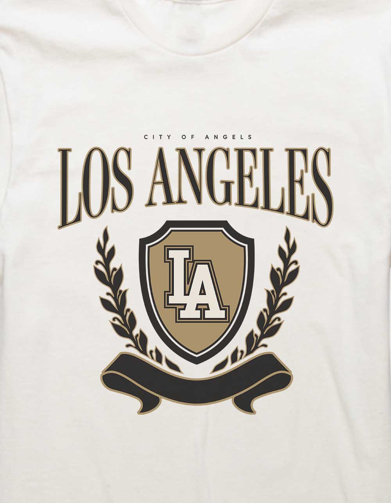 LOS ANGELES California City Of Angels Crest Unisex Tee image number 1