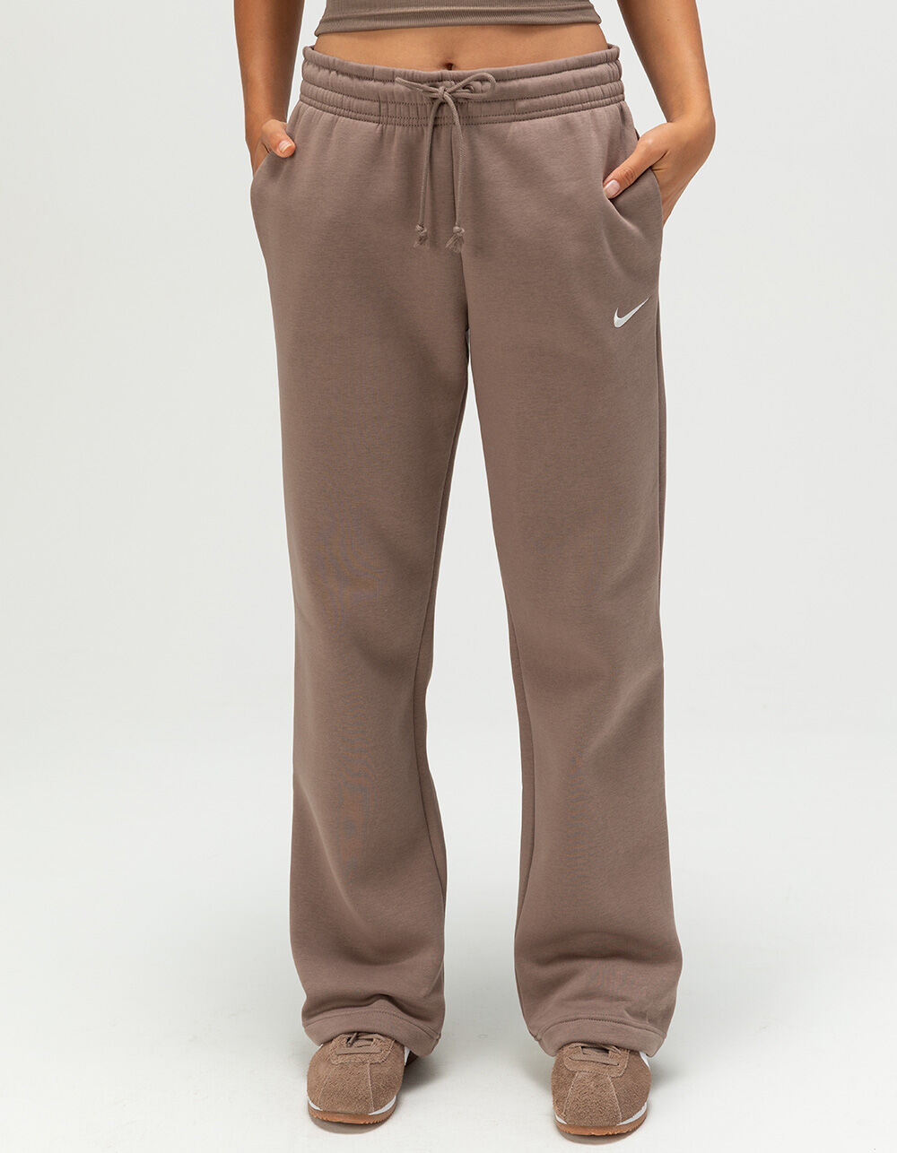 nike womens mid rise flare sweatpant
