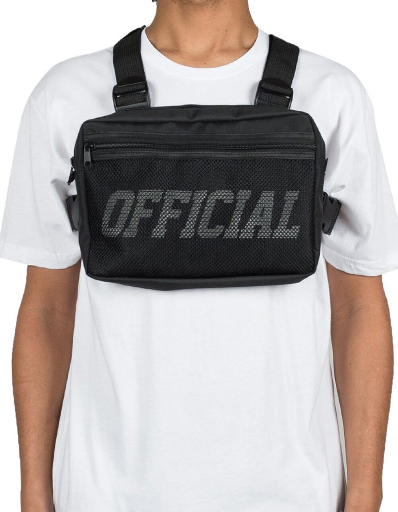 OFFICIAL Melrose Chest Utility Black Mens Bag image number 2