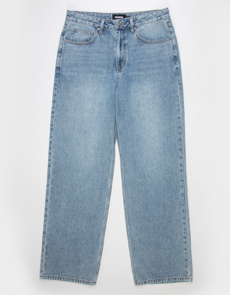 RSQ Mens Baggy Embroidered Jeans image number 5