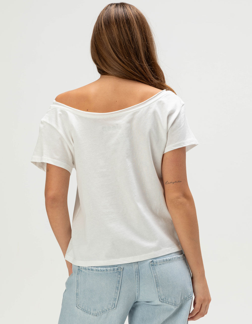 JEEP Womens Off The Shoulder Tee - WHITE | Tillys