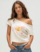 FULL TILT Lily Womens Off The Shoulder Top image number 1