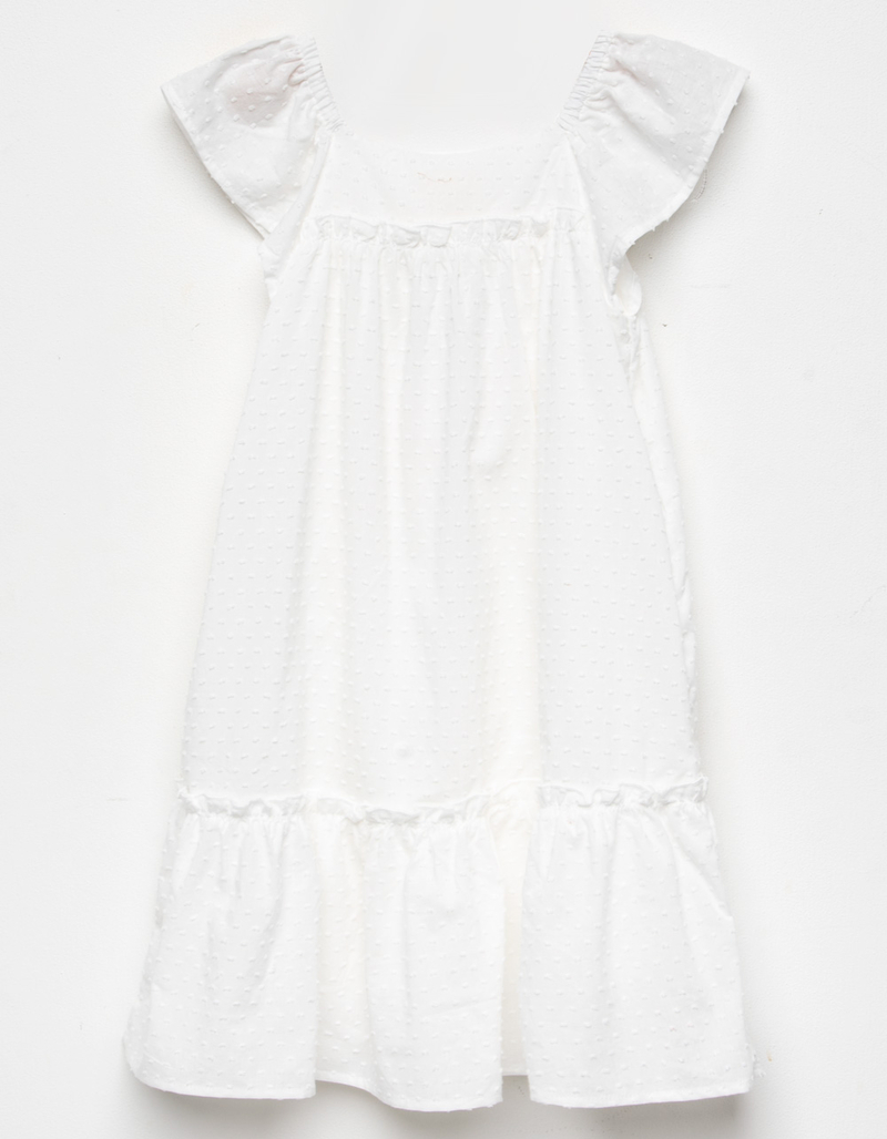 HAYDEN Girls Swiss Dot Ruffle Dress image number 1