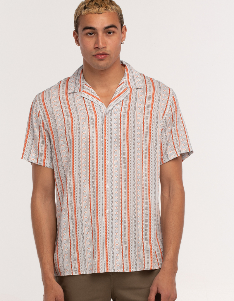 RSQ Striped Mens Button Up Shirt image number 0