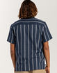RSQ Mens Stripe Linen Blend Shirt image number 6