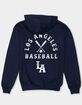 LOS ANGELES Baseball Distressed Unisex Kids Hoodie image number 1