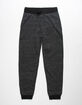HOLLYWOOD Eli Sherpa Black Boys Jogger Pants image number 1