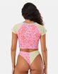 ROXY Tapestry Patchwork Cropped Womens Rashguard image number 3