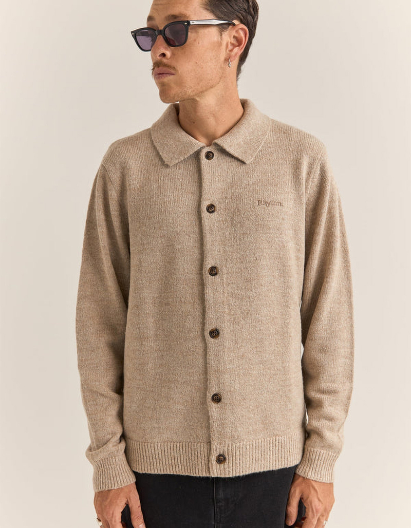 RHYTHM Mohair Mens Button Up Shirt image number 1