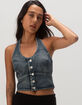 LEVI'S Janeesah Womens Denim Halter Top image number 1
