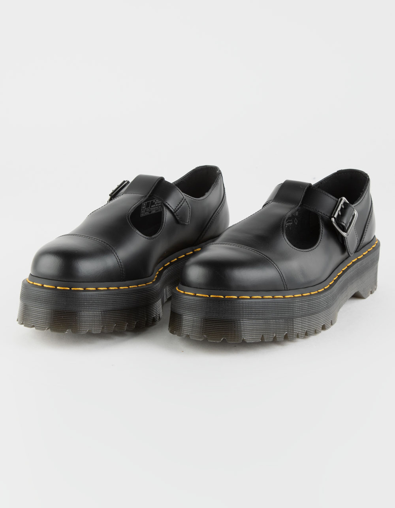 Bethan Polished Smooth Leather Platform Shoes