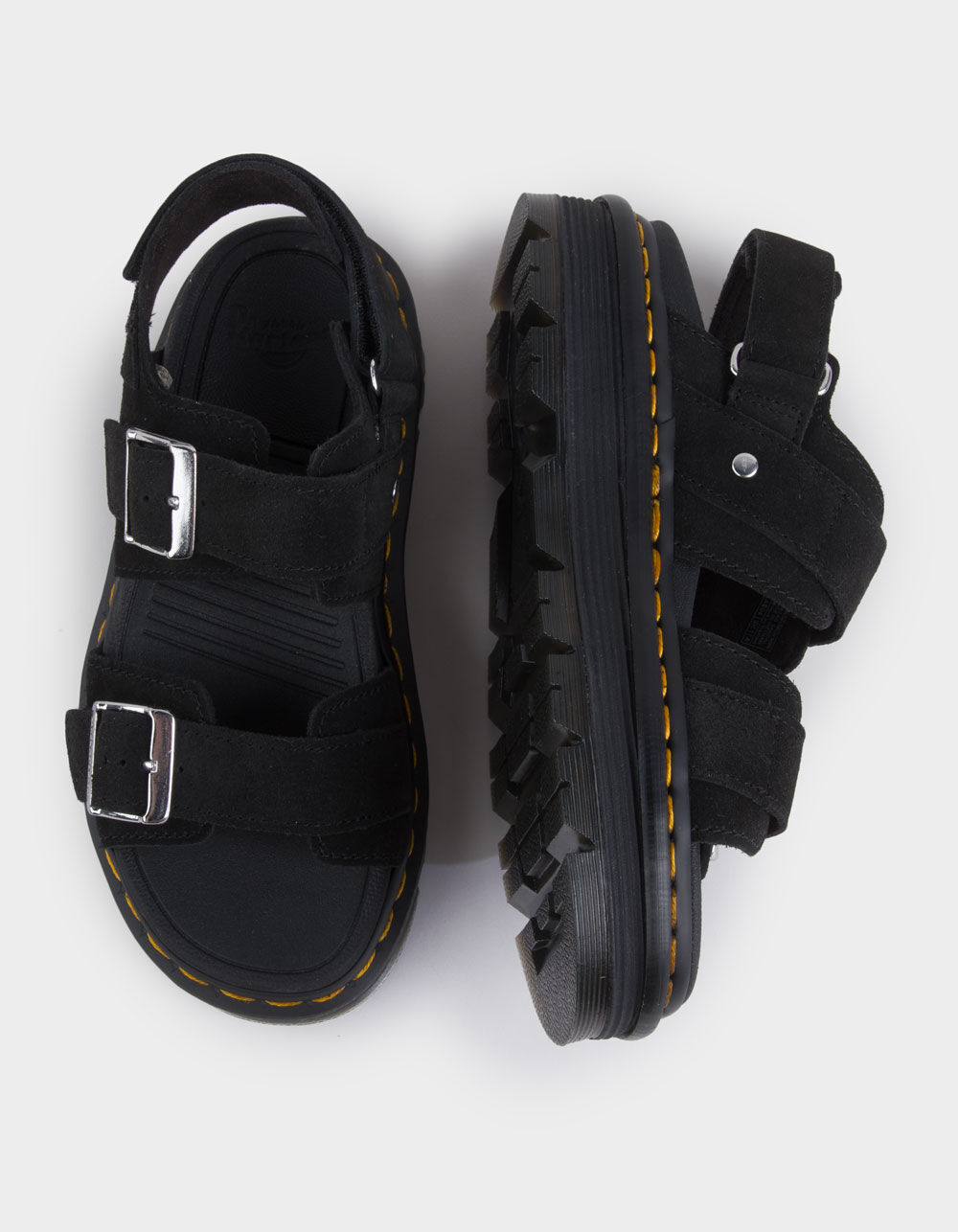 サトやん DR. MARTENS Zebzag Womens Sandals - BLACK | Tillys