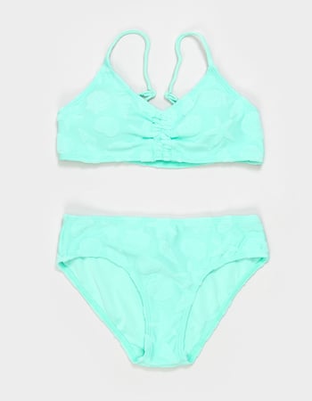 FULL TILT Girls Textured Bralette Bikini Set Primary Image