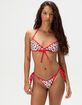 ED HARDY Cherry Tie Side Bikini Bottoms image number 1