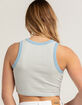 FULL TILT Womens Stripe Muscle Tank Top image number 2