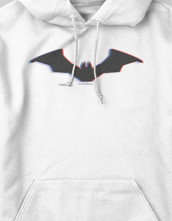 THE BATMAN Glitch Batman Unisex Hoodie Alternative Image